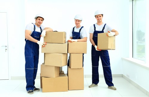 Organised office storage units in a Finsburypark workspace