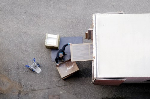 Trained staff carrying out a safety check in the storage facility