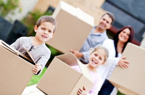 Seasonal items packed for household storage in Finsburypark