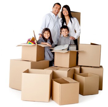 Organized household boxes and furniture storage in Finsburypark